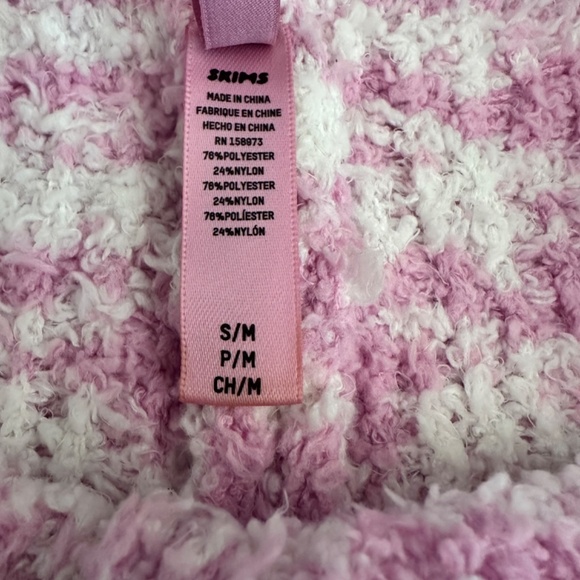 NWOT Skims Matching Pullover and Pants Set Houndstooth Pink S/M - Picture 5 of 11